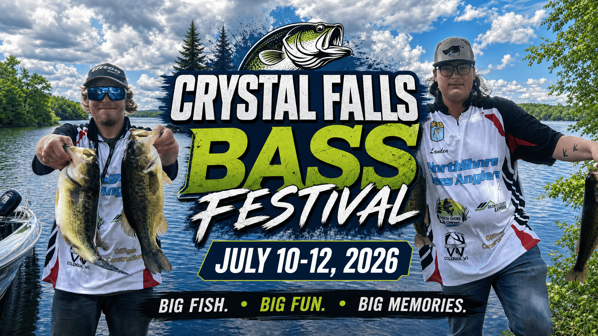 16:9 bass festival graphic 2026