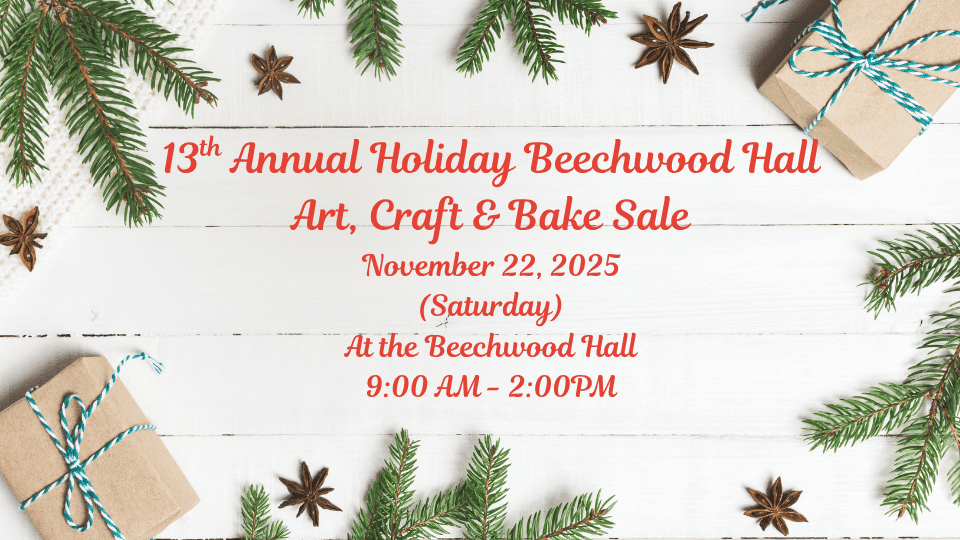 Holiday art, craft, and bake sale at Beechwood Hall in Iron River Township featuring local vendors and handmade gifts