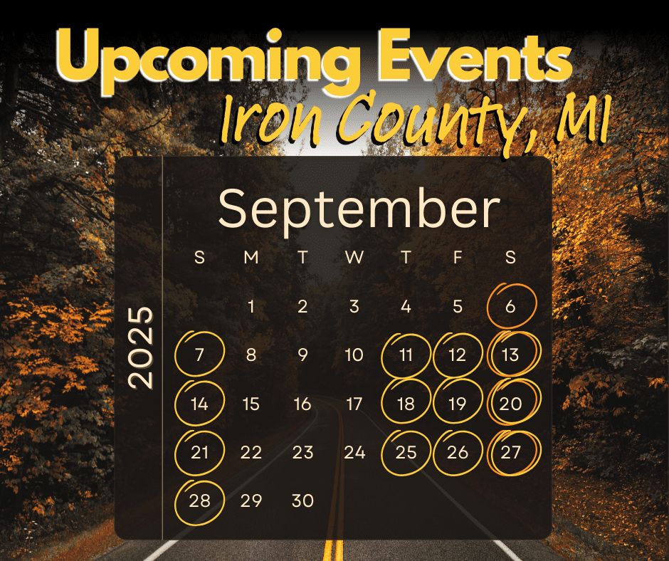 Iron County Michigan September Events Calendar