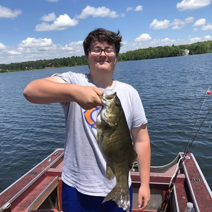 Fishing at Lake shore motel, ice lake