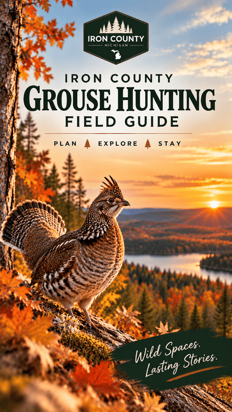Grouse Hunting Field Guide for Iron County Michigan