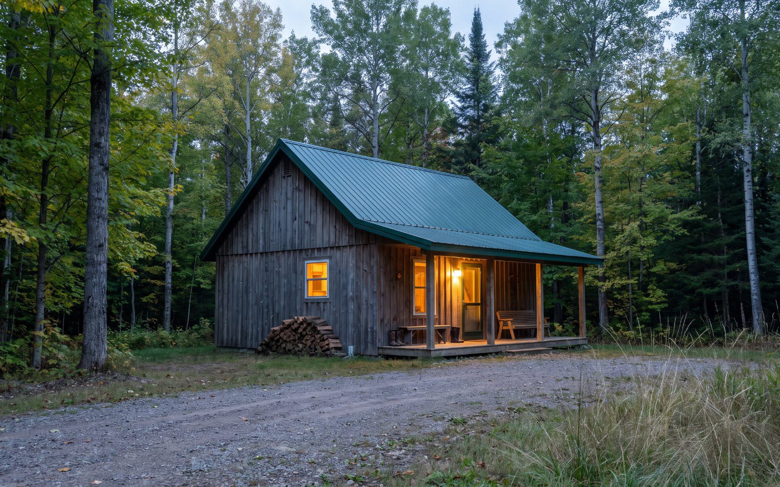 Iron County Michigan forest and lodging